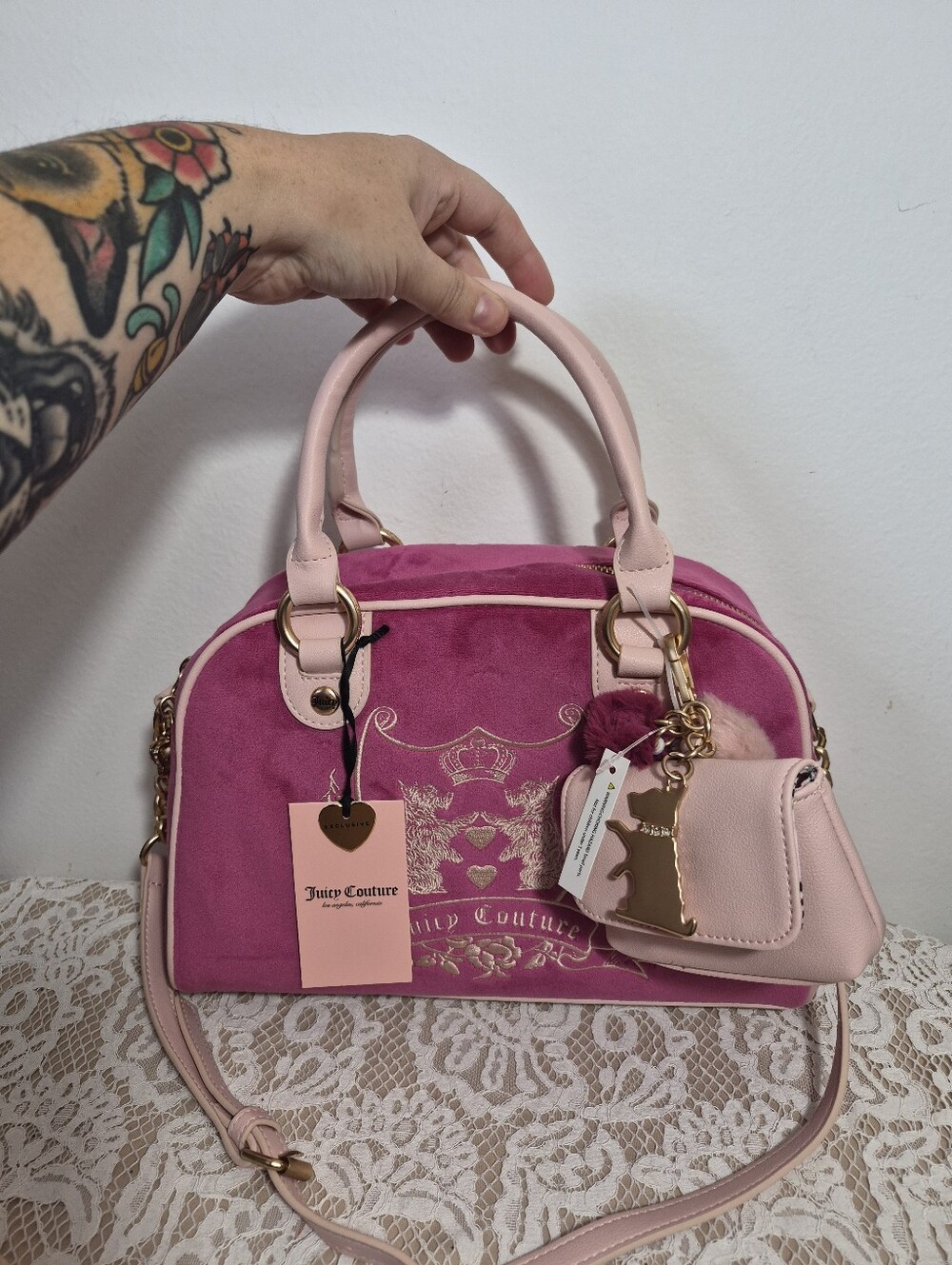 Juicy Couture Satchel - Picture 9 of 13